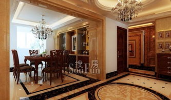 歐美風(fēng)情四居室240平米38萬(wàn)——石家莊誠(chéng)品建筑裝修案例賞析